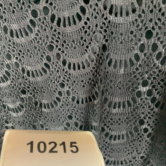 Swim Solutions Women's Tummy Control Flyaway Black Crochet Swimdress Size 10 NWT - Picture 11 of 11